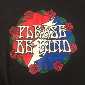 vintage grateful dead “please be kind” shirt